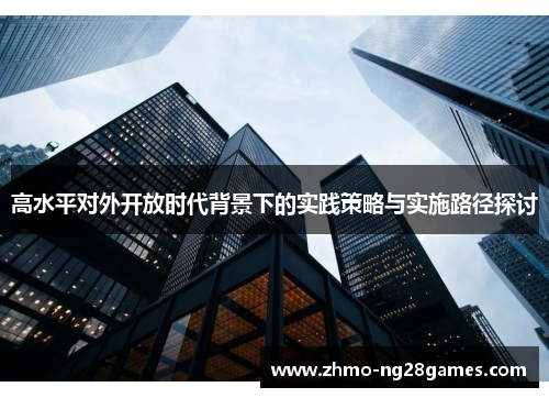 高水平对外开放时代背景下的实践策略与实施路径探讨 高水平对外开放时代背景下的实践策略与实施路径探讨